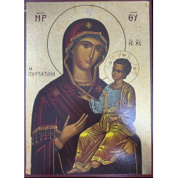 ايقونة العذراء والطفل يسوع حجم 26*19سم