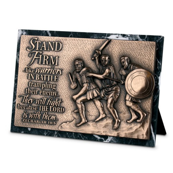 STAND FIRM RECTANGLE PLAQUE SCULPTUREديكور STAND FIRM RECTANGLE PLAQUE SCULPTUREديكور