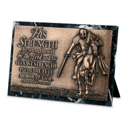 STRENGTH RECTANGLE PLAQUE SCULPTURE ديكور