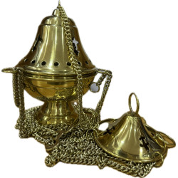 2 -مبخرة ذهبية حجم كبير