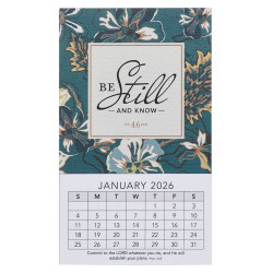 2026 Be Still Mini Magnetic Calendar