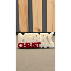 MERRY CHRISTMAS 3D PRINT
