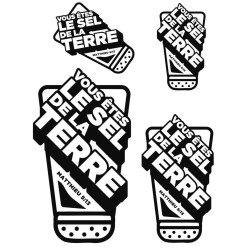 SALT FRENCH UV STICKER