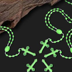 المسبحة الوردية - بلاستيك - مضيئة 