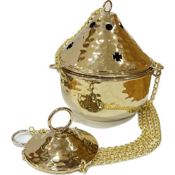 مبخرة كنسية -ذهبية - موديل 1 