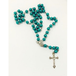 المسبحة الوردية - لولو - لون تركوازي