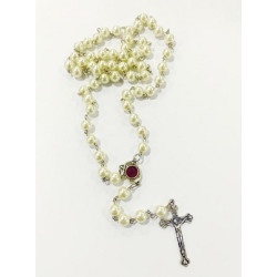 المسبحة الوردية - لولو - لون اوف وايت 