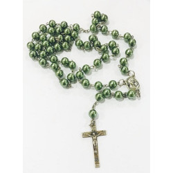 المسبحة الوردية - لولو - لون زيتوني فاتح 