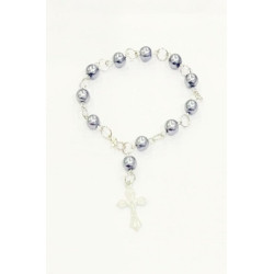 مسبحة وردية لولو بيت واحد - لون سكني 