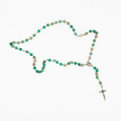 المسبحة الوردية - لولو - حبة كبيرة  - عدة الوان  