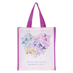 حقيبة يد -القلب البنفسجي