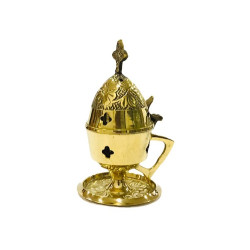 مبخرة نحاسية - حجم صغير - موديل 4