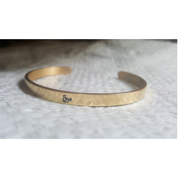 اسوارة ستانلس - يسوع - ذهبي 