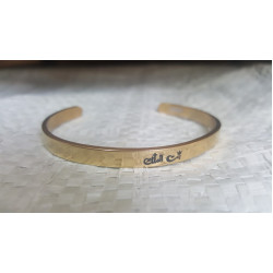 اسوارة ستانلس -  بنت الملك - ذهبي 