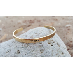 اسوارة ستانلس - المحبة - عربي  - ذهبي