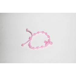 اسوارة خيط - لون زهري