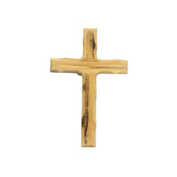 صليب خشب - زيتون - 12 سم