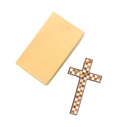 صليب خشب مزخرف 12 سم