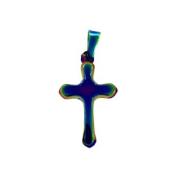 صليب ستانلس - ملون - موديل 2