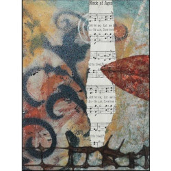 لوحة خشب - صخرة الأعمار 