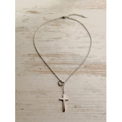 صليب ستانلس - قلب