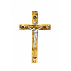 صليب خشب - زيتون - 25 سم