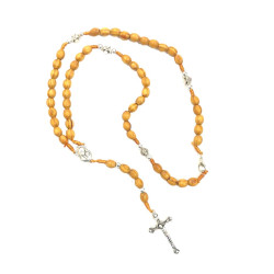 سنسال المسبحة الوردية - خشب زيتون - موديل 2