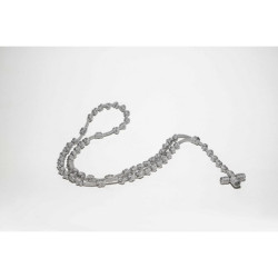 سنسال المسبحة الوردية - خيط - لون رمادي