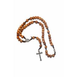 سنسال المسبحة الوردية -  خشب زيتون