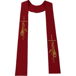 بطرشيل صليب - لون أحمر