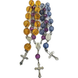 - المسبحة الوردية - بيت واحد للسيارة -ألوان متعددة 