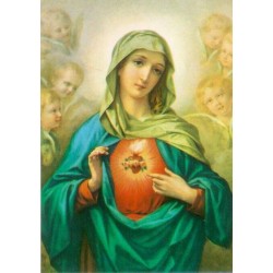 صورة قلب مريم الطاهر - حجم كبير - موديل 1