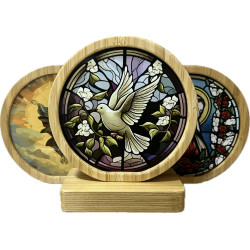 منظر خشب اشكال متنوعة 