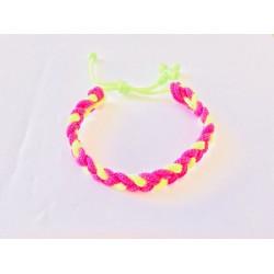 اسوارة خيط جدل - لون زهري وفسفوري 