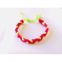 اسوارة خيط جدل - لون فسفوري وفوشي 