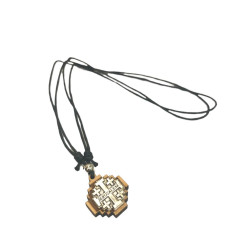 تعليقة للسيارة - صليب الاراضي المقدسة خشب ومعدن