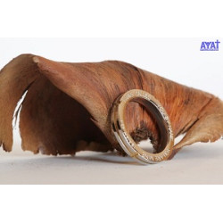 خاتم ستانلس فضي - انا طلبتك بالأسم، أنت لي. اشعياء 43: 1 - حجم 10