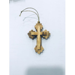 صليب خشب زيتون -  وسط - رومي